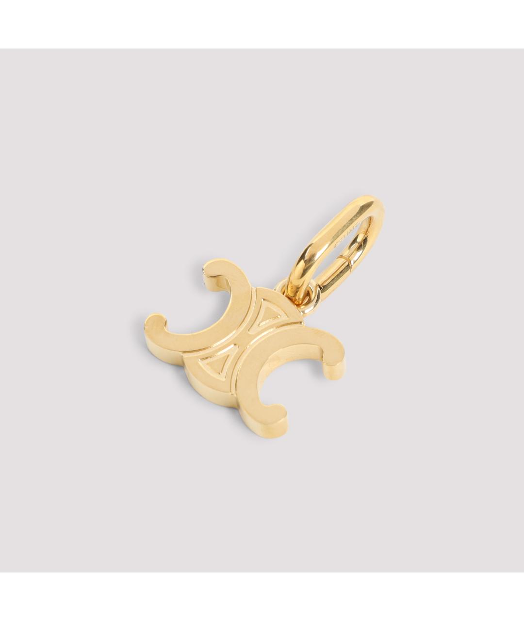 CELINE Золотой металлический кулон, фото 5