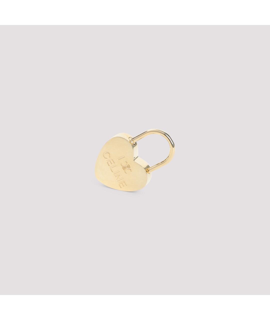 CELINE Золотой металлический кулон, фото 5