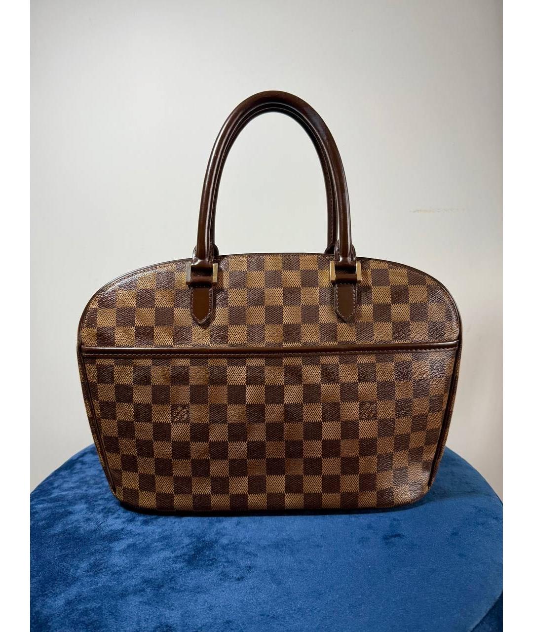 LOUIS VUITTON Коричневая сумка с короткими ручками, фото 8