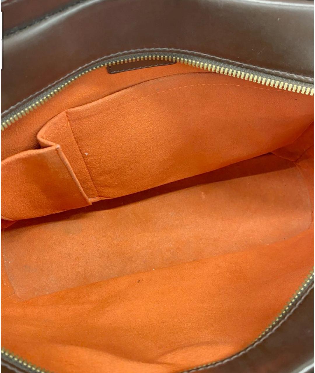 LOUIS VUITTON Коричневая сумка с короткими ручками, фото 6