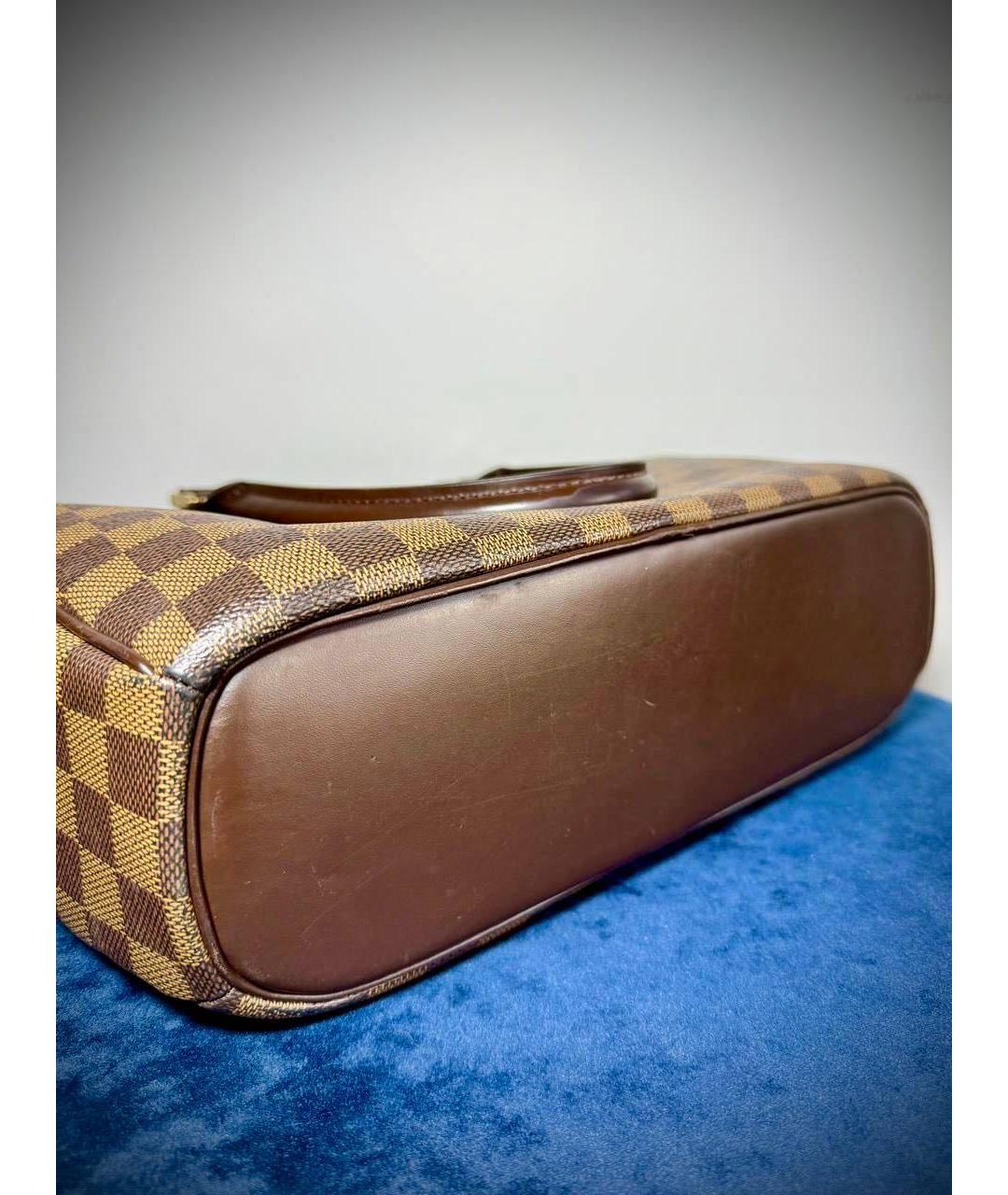 LOUIS VUITTON Коричневая сумка с короткими ручками, фото 5