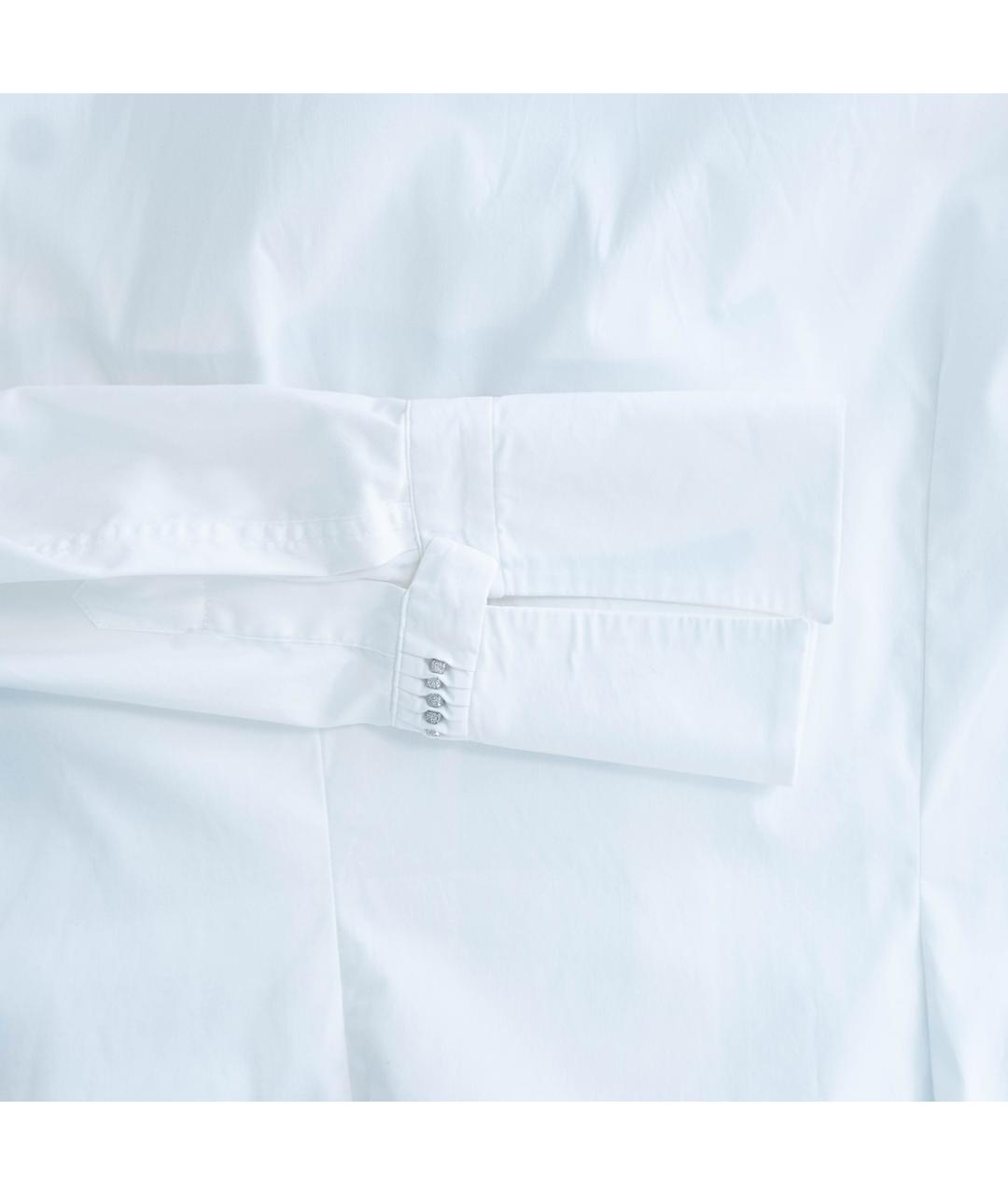 BRUNELLO CUCINELLI Белая хлопковая рубашка, фото 5