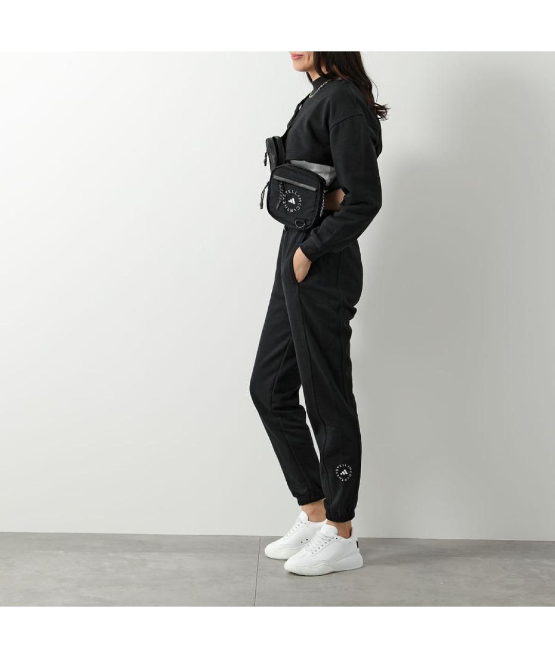 ADIDAS BY STELLA MCCARTNEY Черные хлопковые спортивные брюки и шорты, фото 5