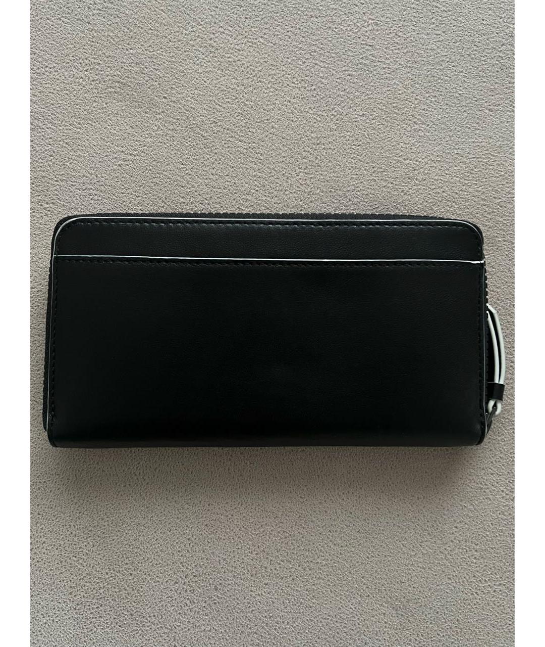 DKNY Черный кожаный кошелек, фото 3
