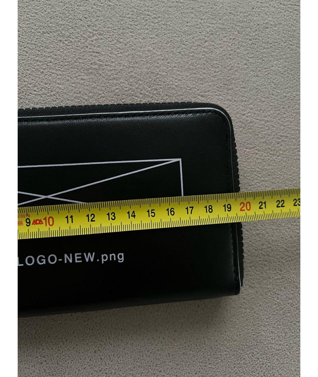 DKNY Черный кожаный кошелек, фото 5