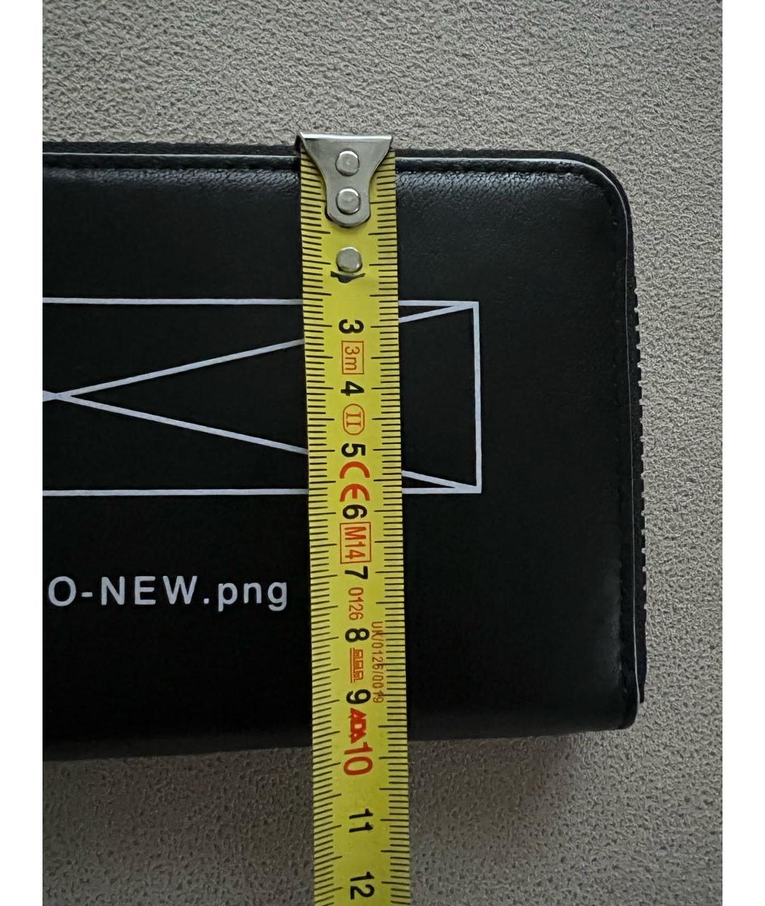 DKNY Черный кожаный кошелек, фото 6