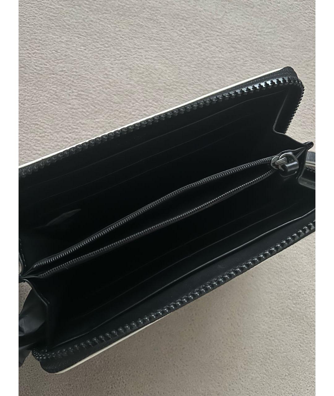 DKNY Черный кожаный кошелек, фото 4