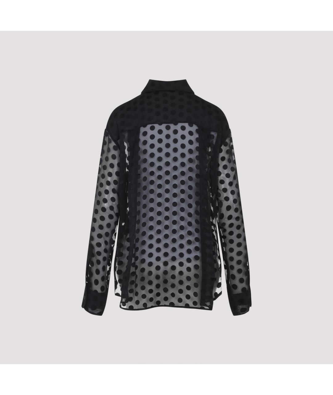 THE FRANKIE SHOP Черная вискозная блузы, фото 4