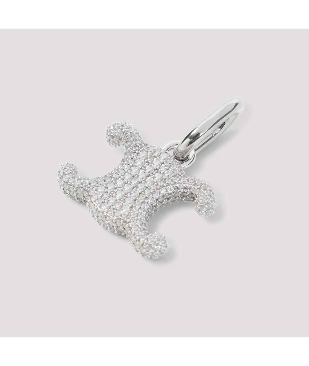 CELINE Серебрянный металлический кулон, фото 5