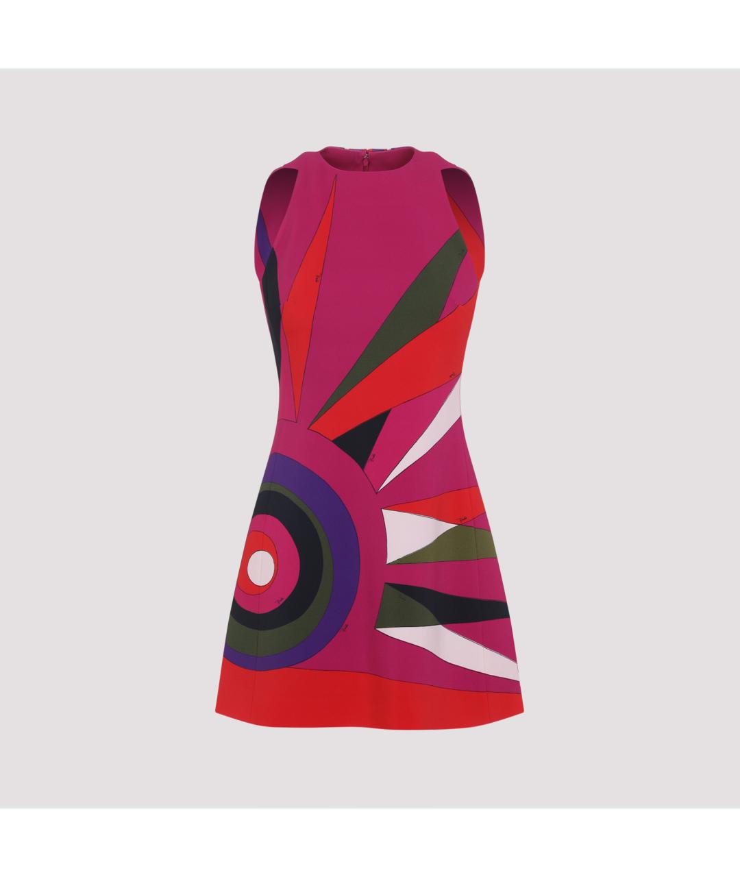 PUCCI Мульти ацетатное коктейльное платье, фото 2