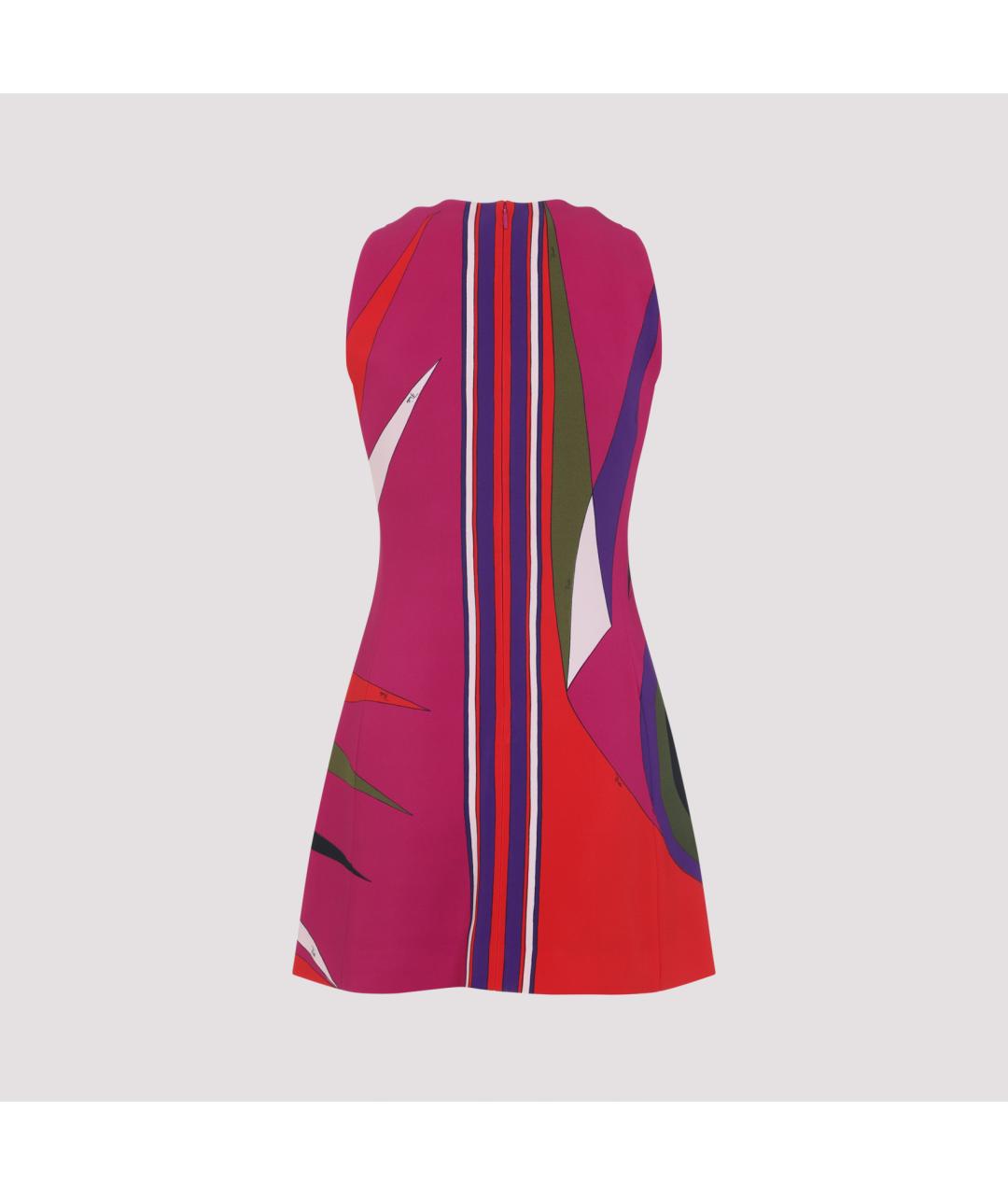PUCCI Мульти ацетатное коктейльное платье, фото 4
