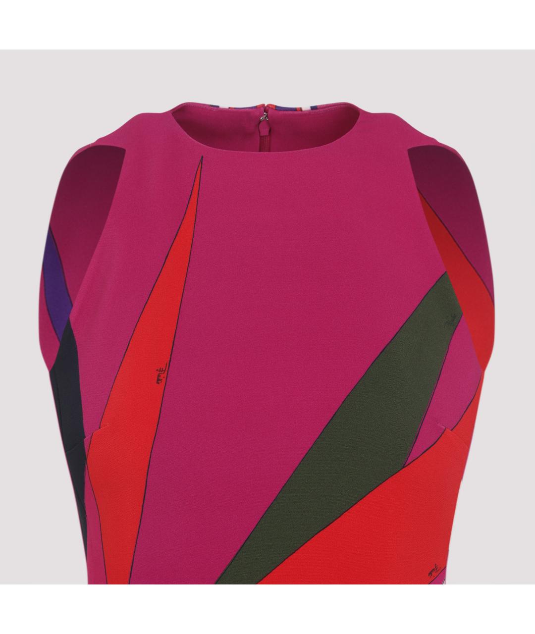 PUCCI Мульти ацетатное коктейльное платье, фото 6