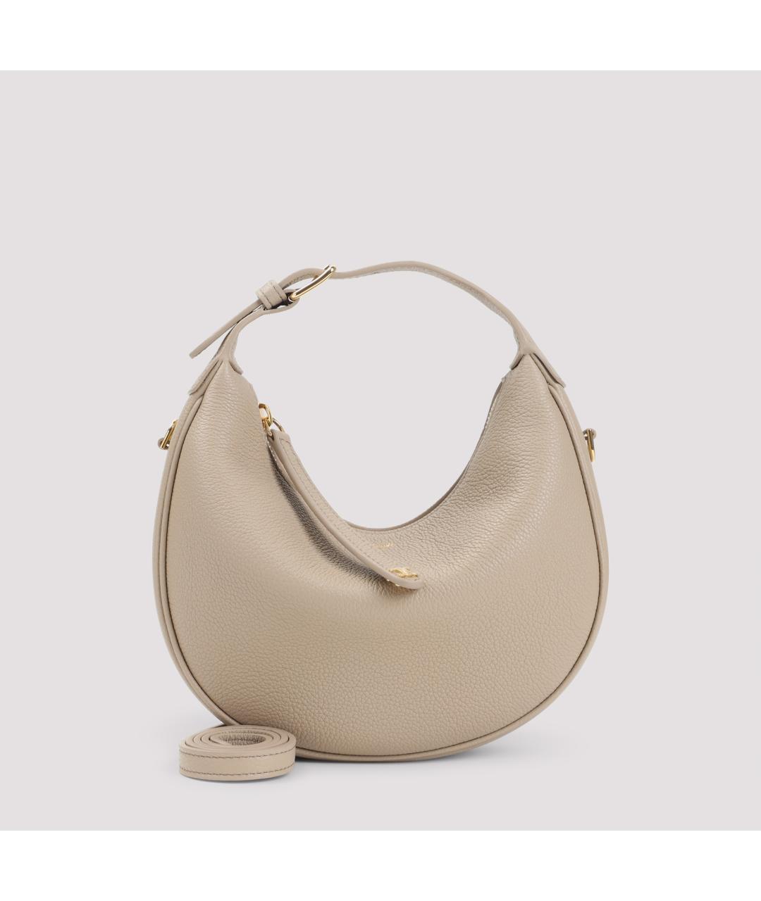 CELINE Бежевая кожаная сумка через плечо, фото 2