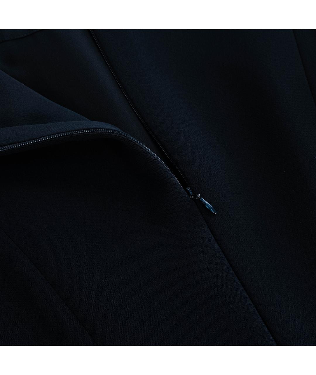 ALEXANDER MCQUEEN Черное вискозное повседневное платье, фото 5