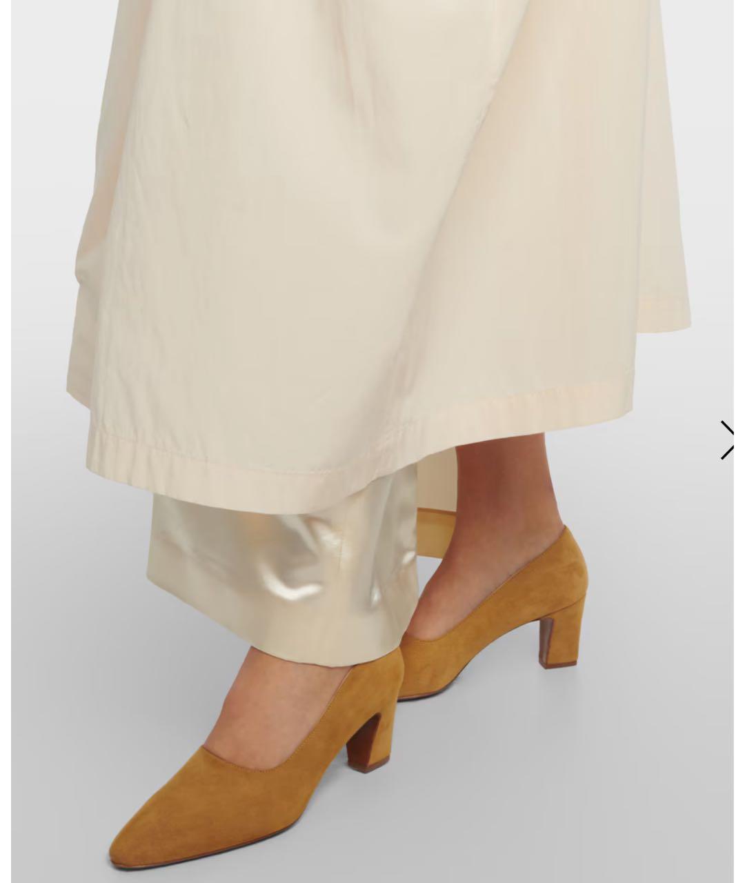 THE ROW Бежевые замшевые туфли, фото 7