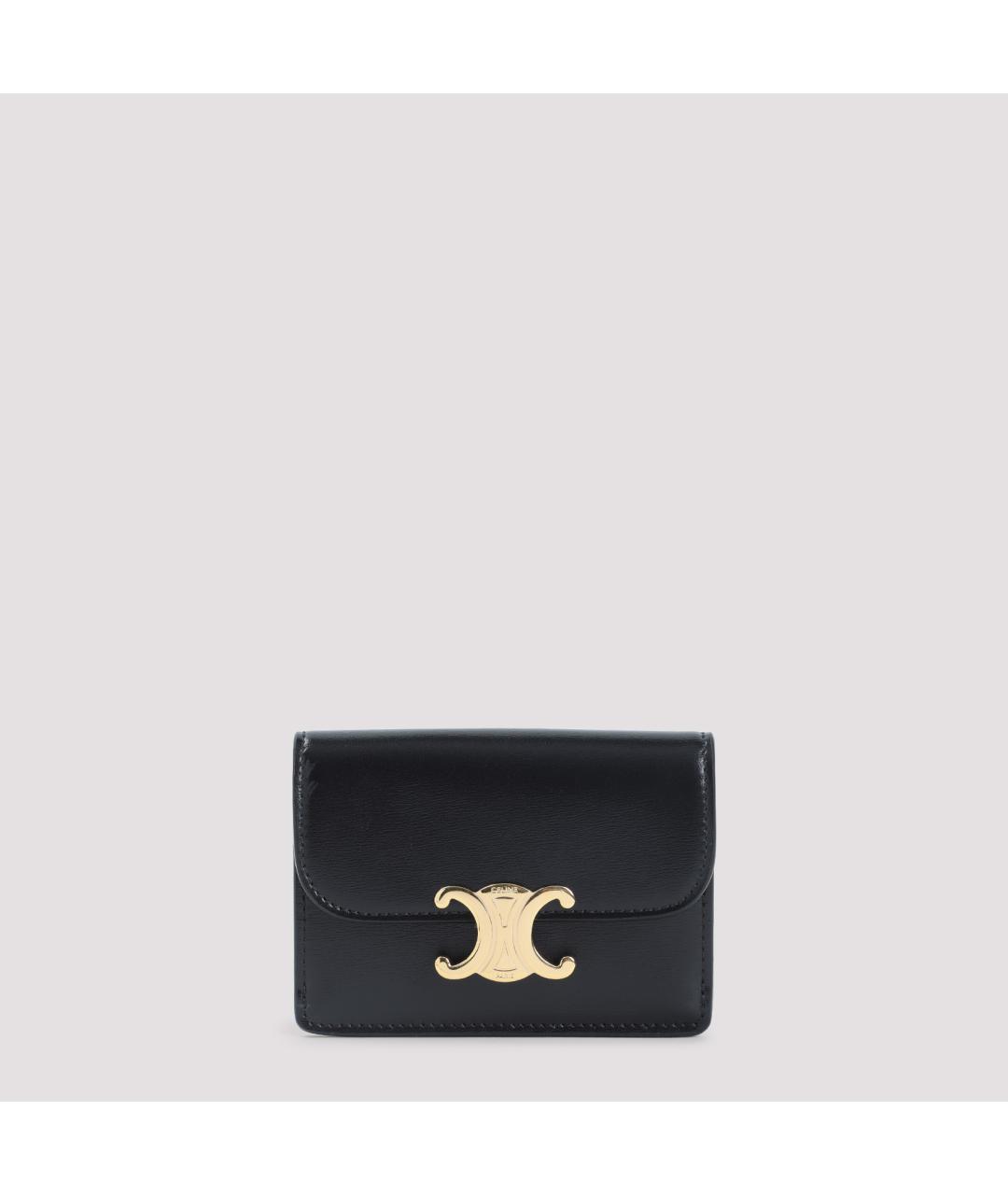 CELINE Черный кожаный кардхолдер, фото 2
