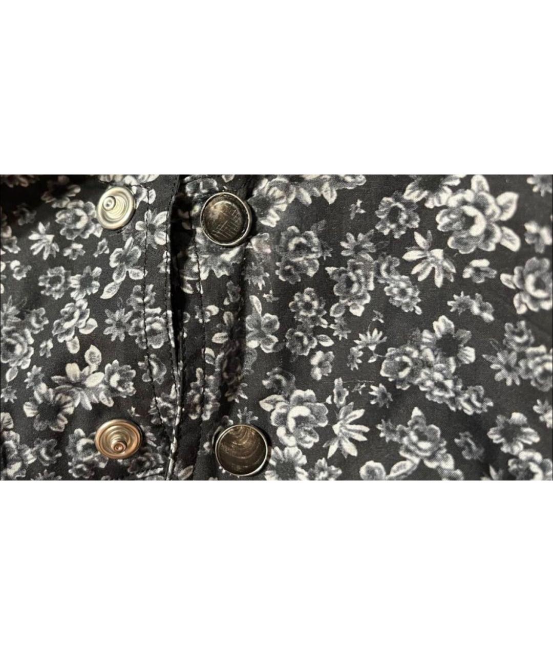 KITON Антрацитовая хлопковая кэжуал рубашка, фото 5