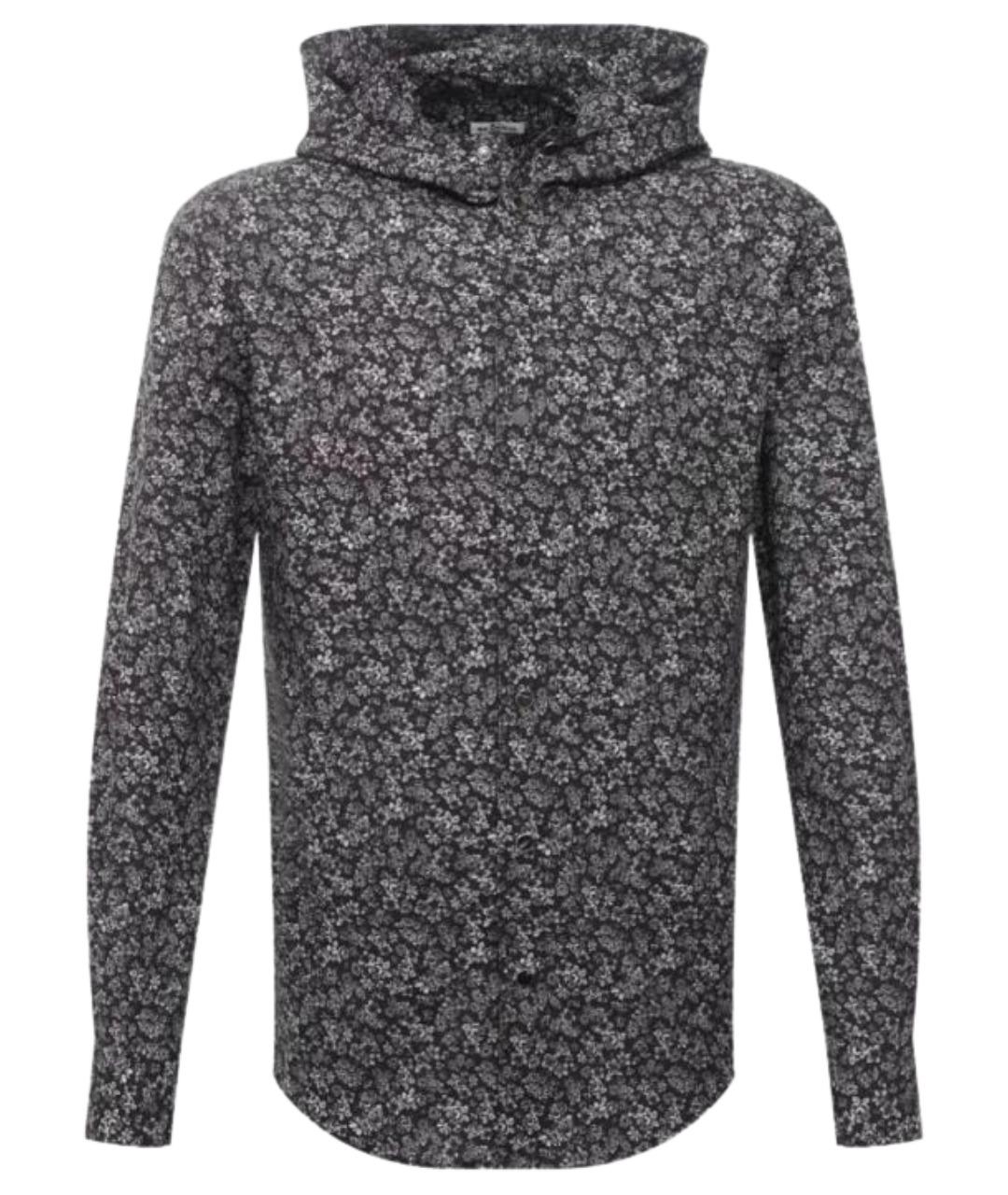 KITON Антрацитовая хлопковая кэжуал рубашка, фото 1