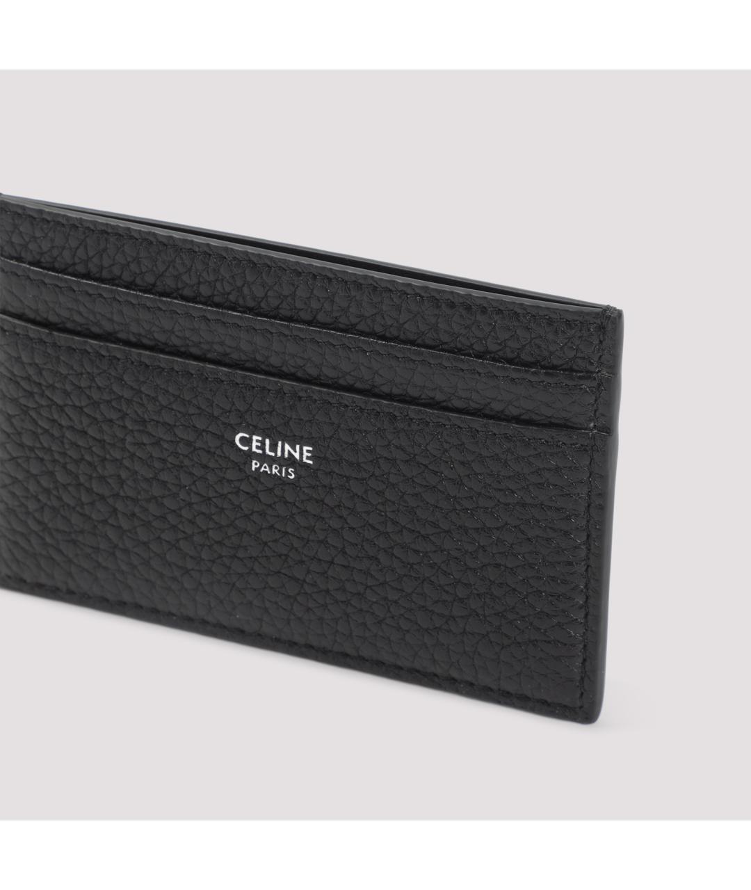 CELINE Черный кожаный кардхолдер, фото 5
