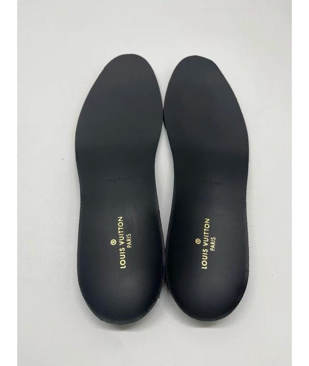 LOUIS VUITTON Синие текстильные высокие кроссовки / кеды, фото 6