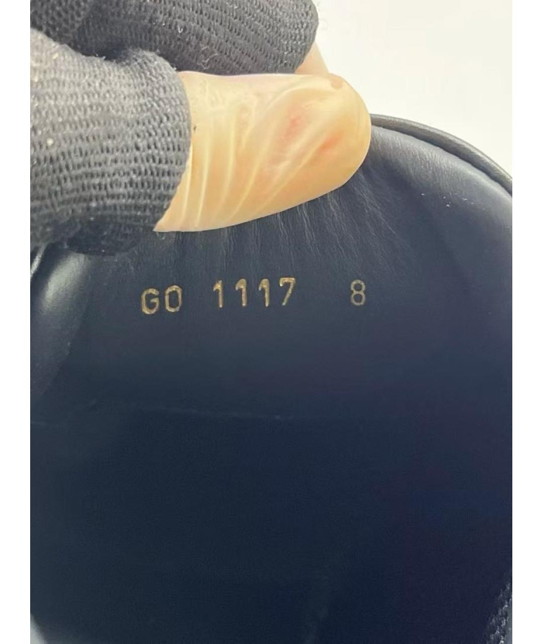 LOUIS VUITTON Синие текстильные высокие кроссовки / кеды, фото 8