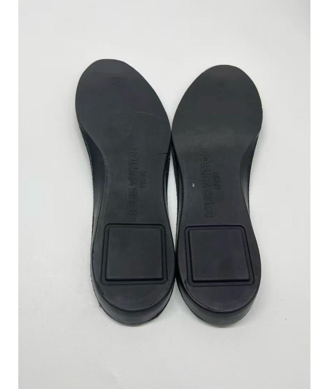 LOUIS VUITTON Синие текстильные высокие кроссовки / кеды, фото 7