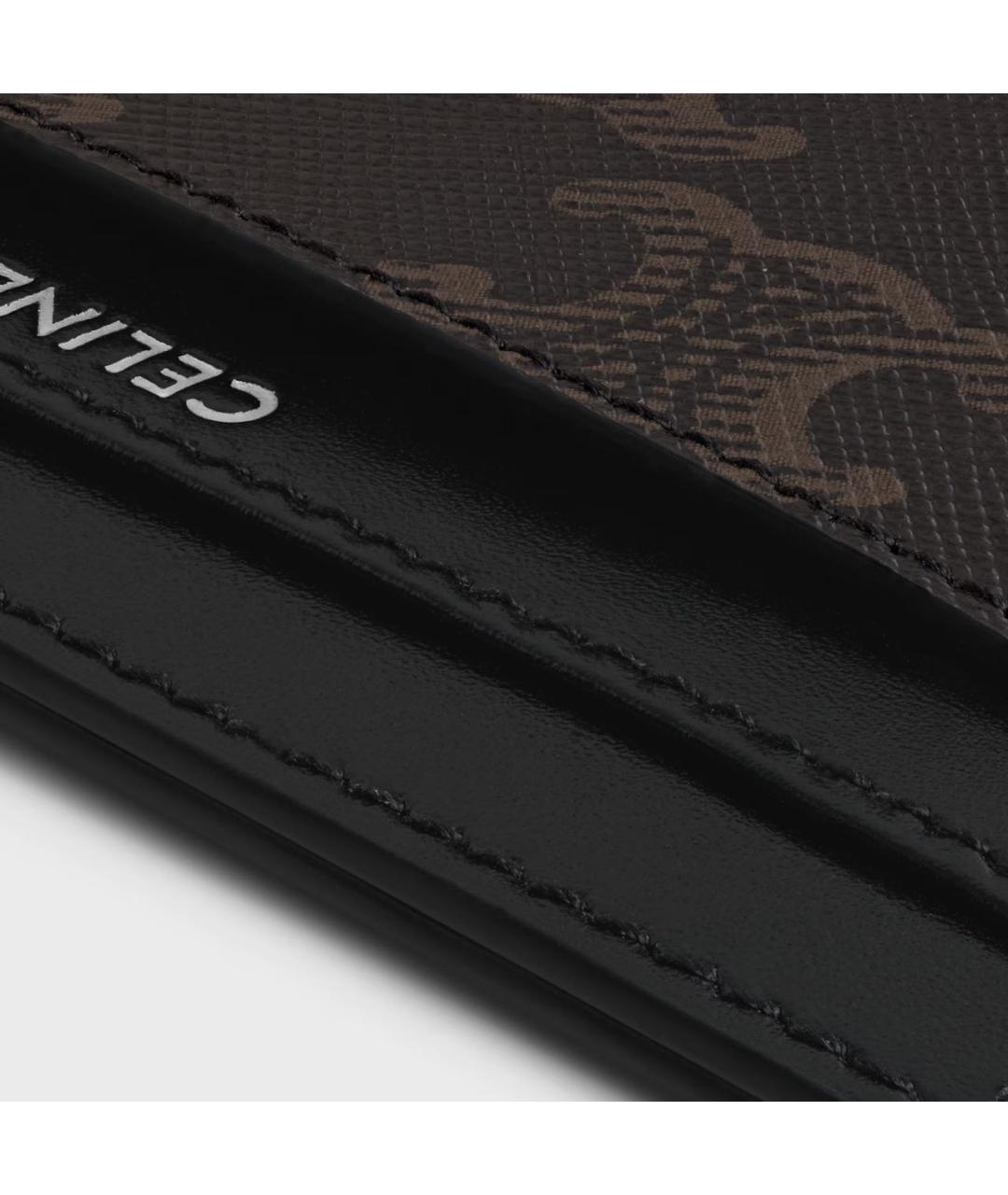 CELINE Черный кардхолдер, фото 4