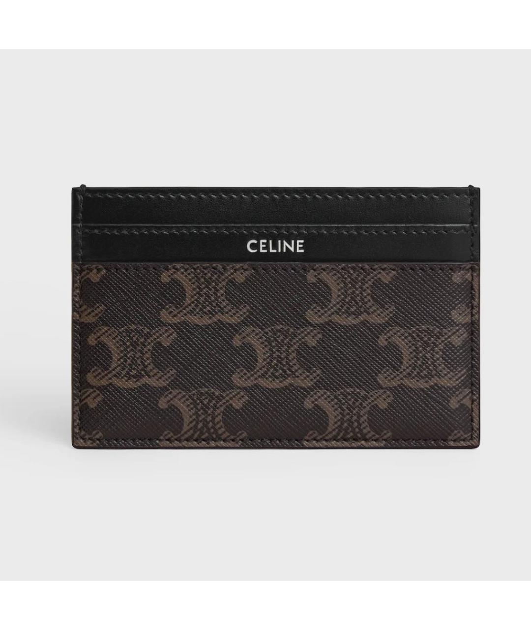 CELINE Черный кардхолдер, фото 5
