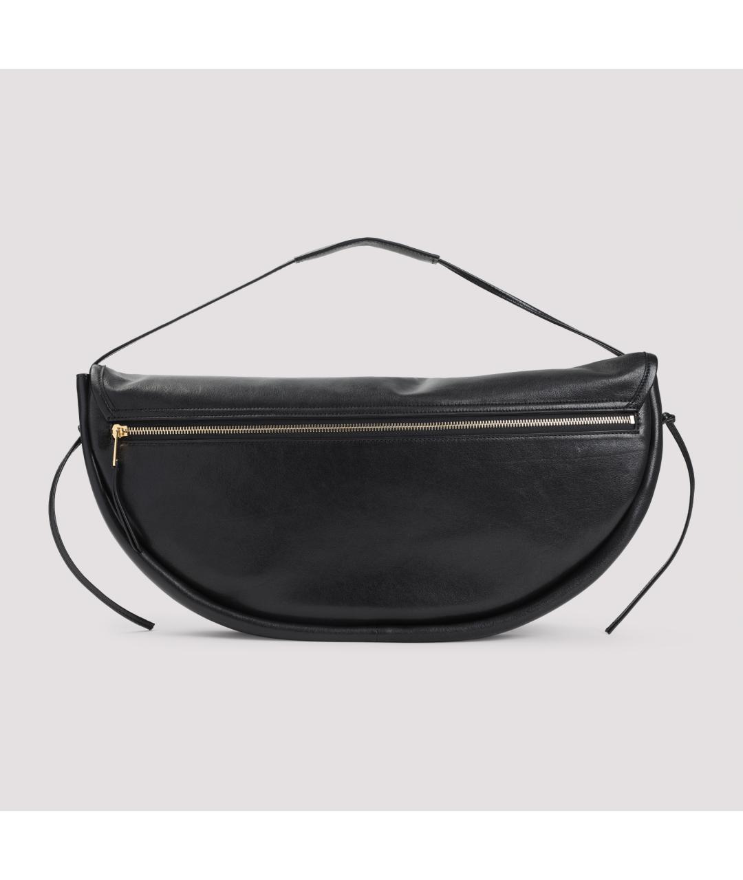 CELINE Черная кожаная сумка через плечо, фото 3
