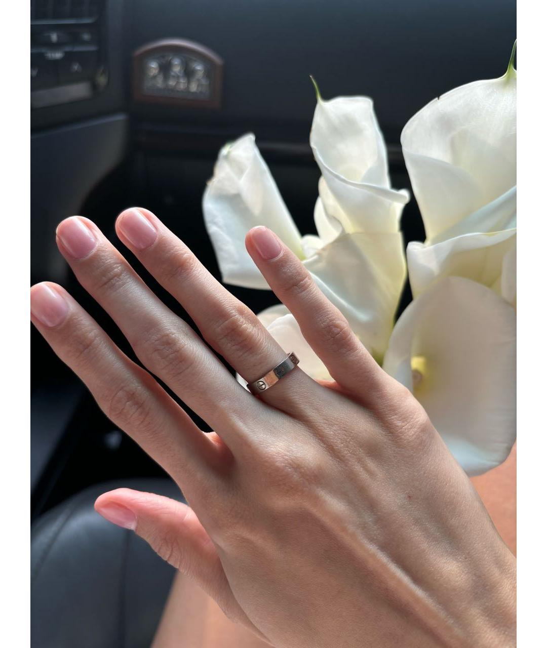CARTIER Белое кольцо из белого золота, фото 6