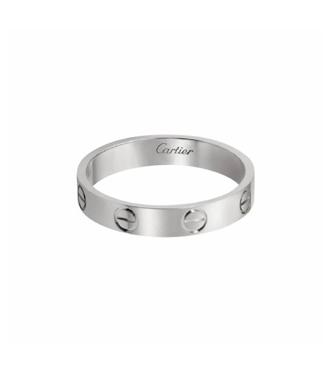 CARTIER Белое кольцо из белого золота, фото 1