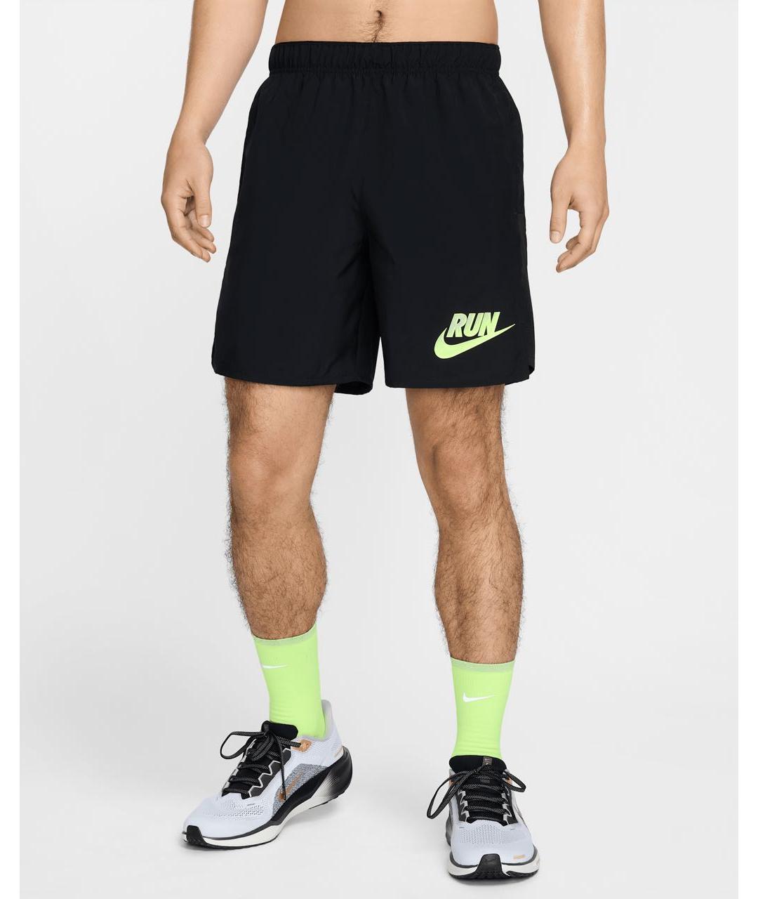 NIKE Черные полиэстеровые шорты, фото 8