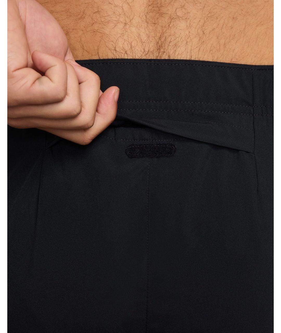 NIKE Черные полиэстеровые шорты, фото 3