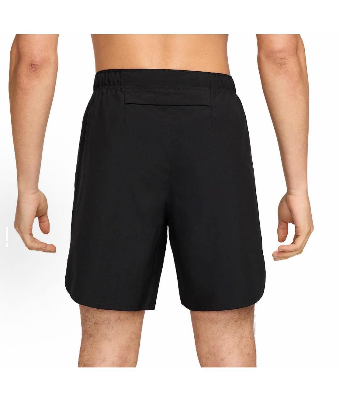 NIKE Черные полиэстеровые шорты, фото 2