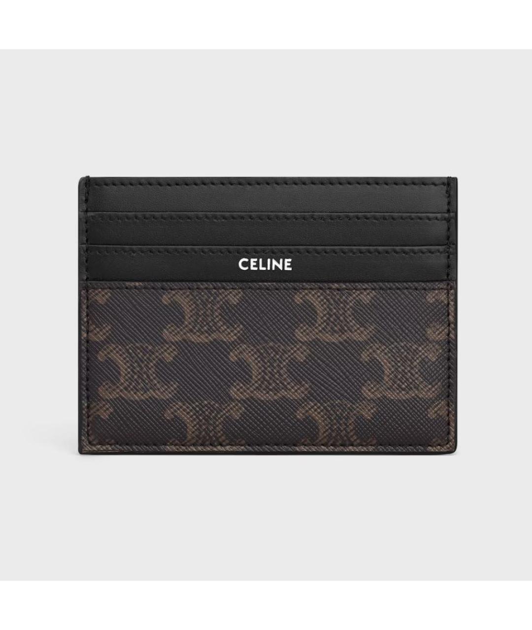CELINE Черный кардхолдер, фото 5