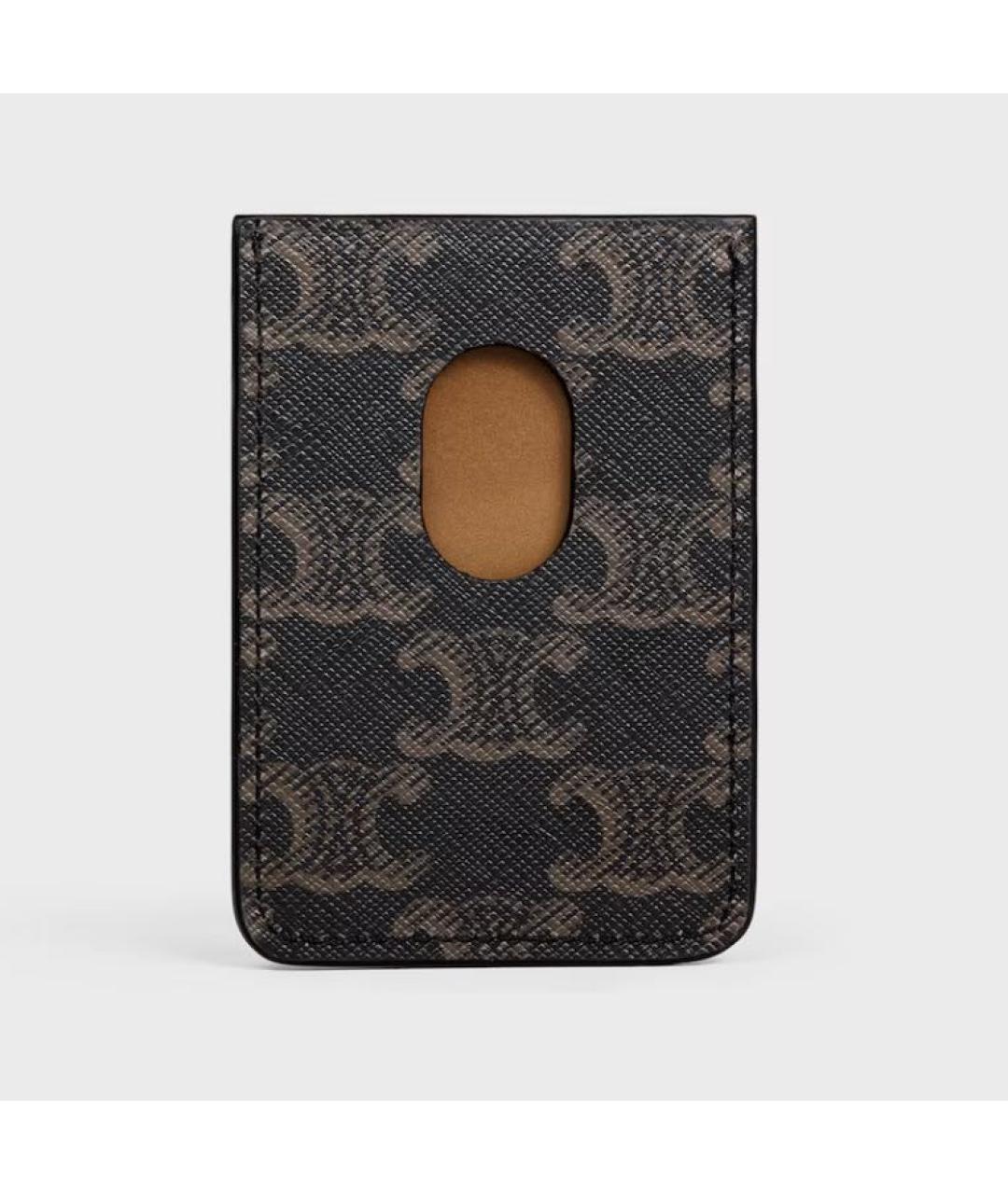 CELINE Коричневый кардхолдер, фото 2