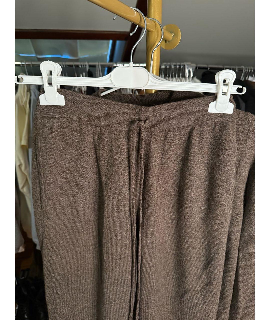 12 STOREEZ Коричневый кашемировый костюм с брюками, фото 3