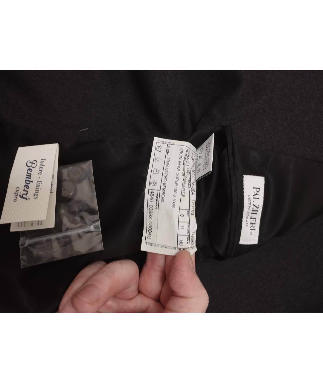 PAL ZILERI Темно-синий классический костюм, фото 6