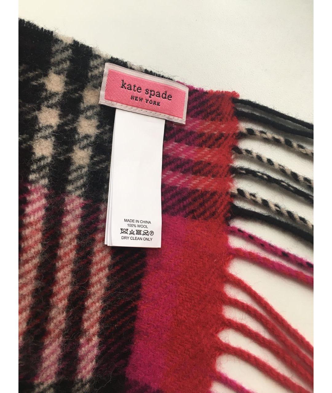 KATE SPADE Мульти шерстяной шарф, фото 3