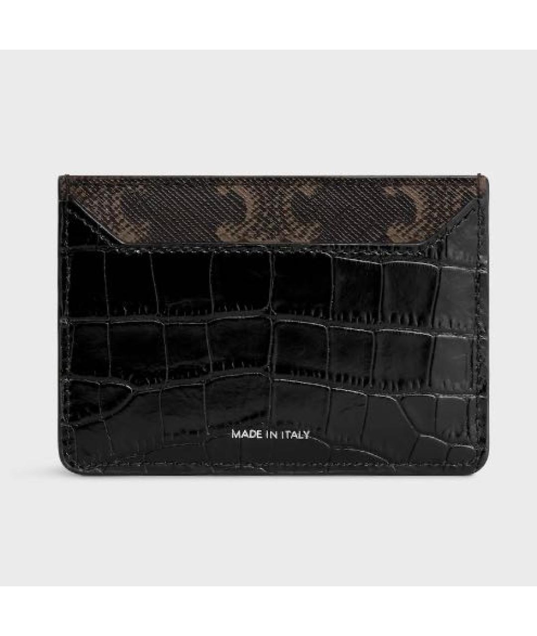 CELINE Черный кардхолдер, фото 3