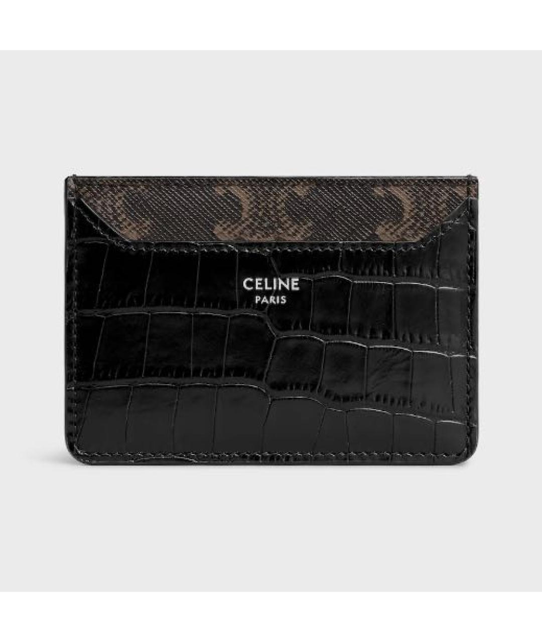 CELINE Черный кардхолдер, фото 5