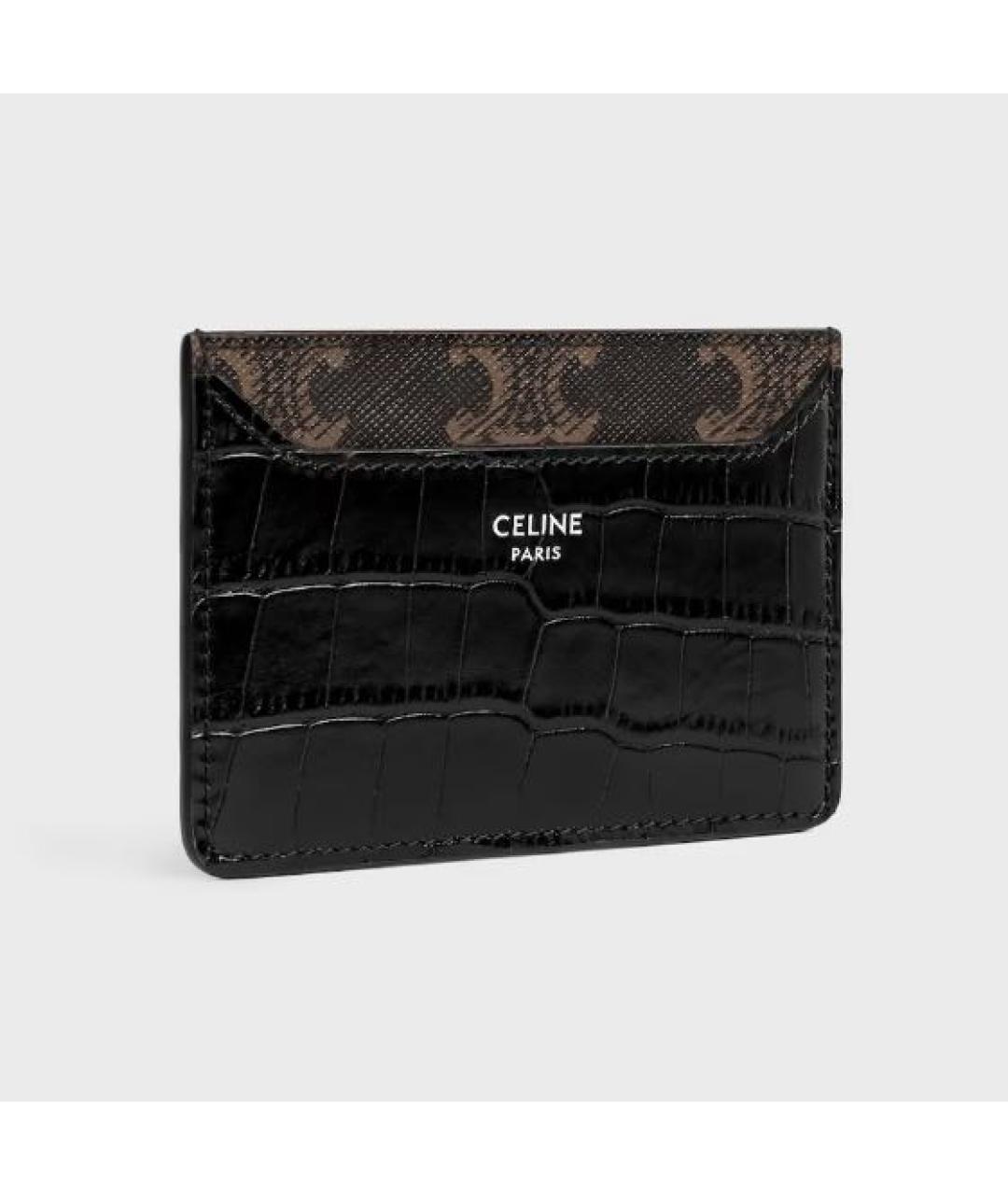 CELINE Черный кардхолдер, фото 2