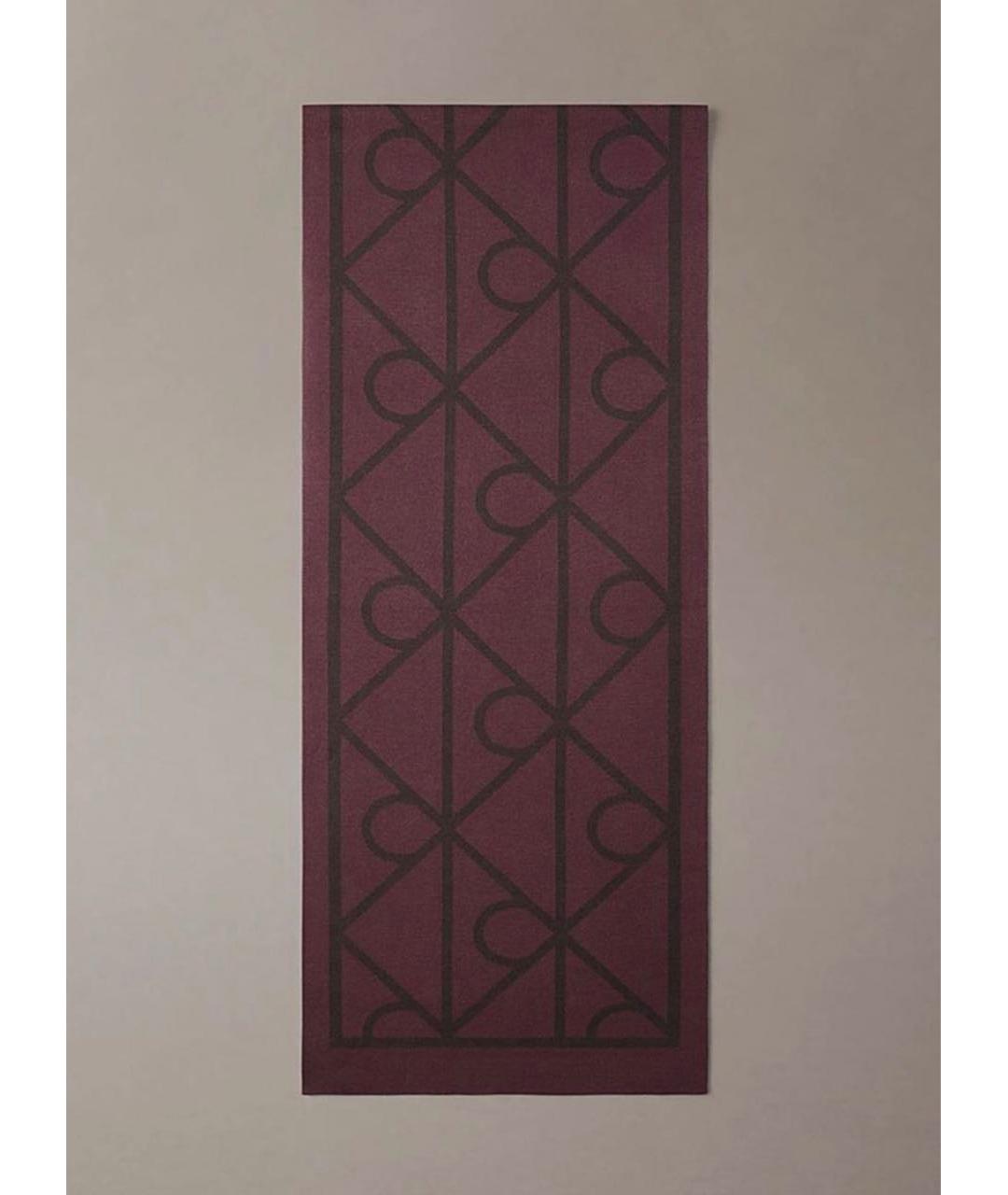 CALVIN KLEIN Бордовый шарф, фото 4