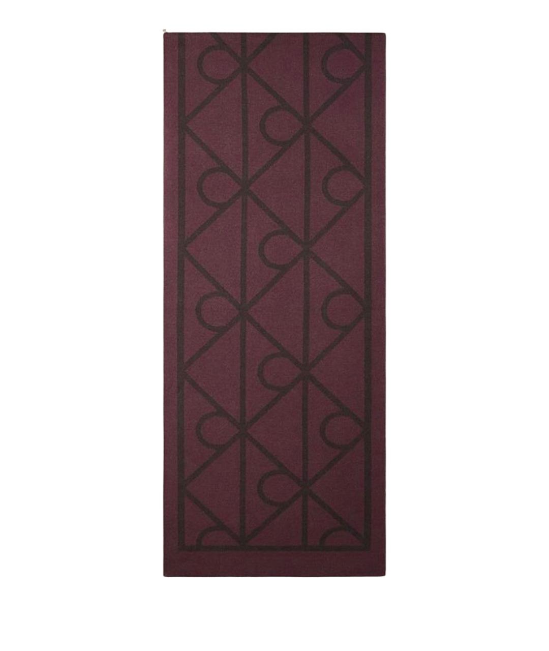 CALVIN KLEIN Бордовый шарф, фото 1