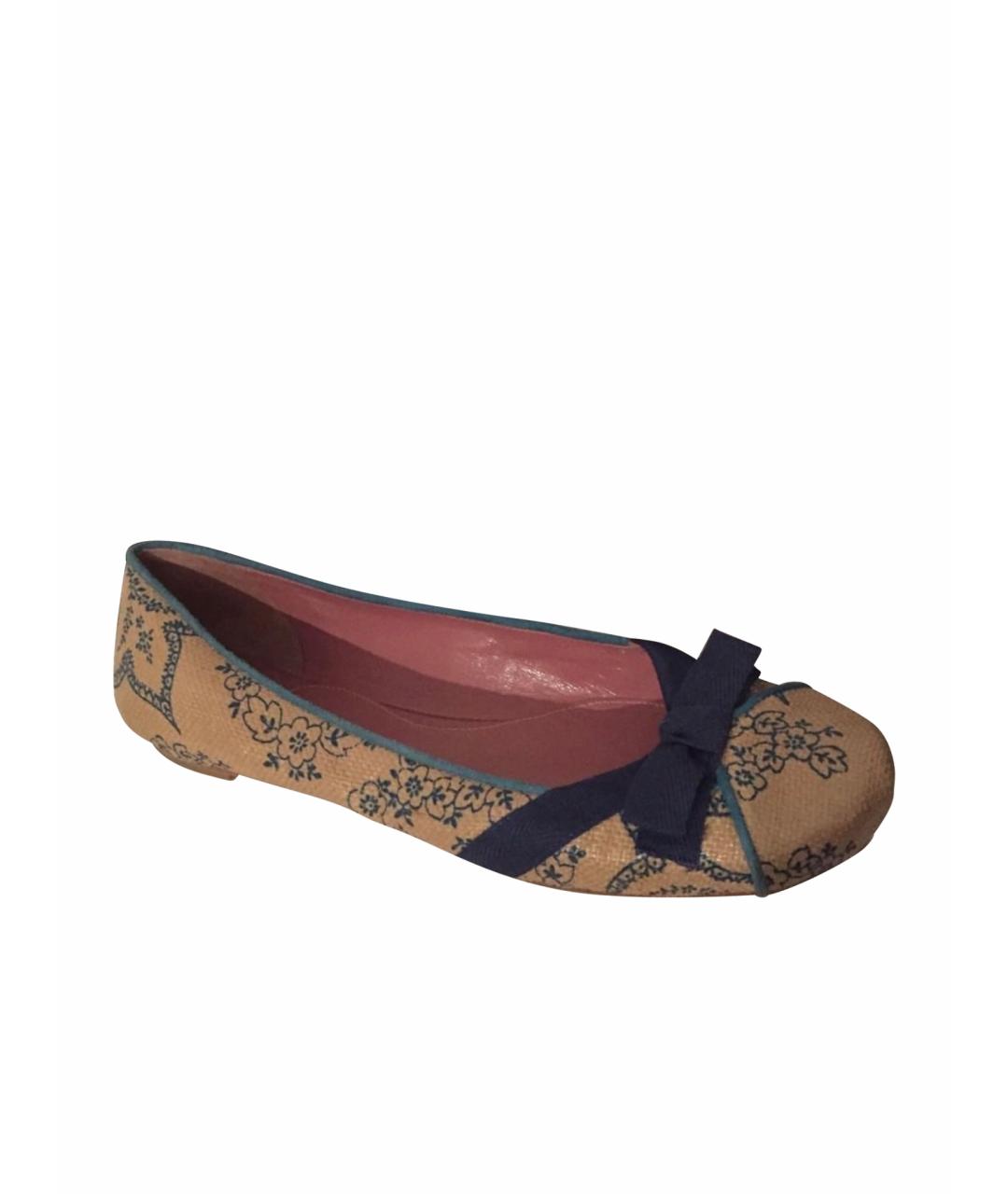 ALAIA Мульти текстильные балетки, фото 1