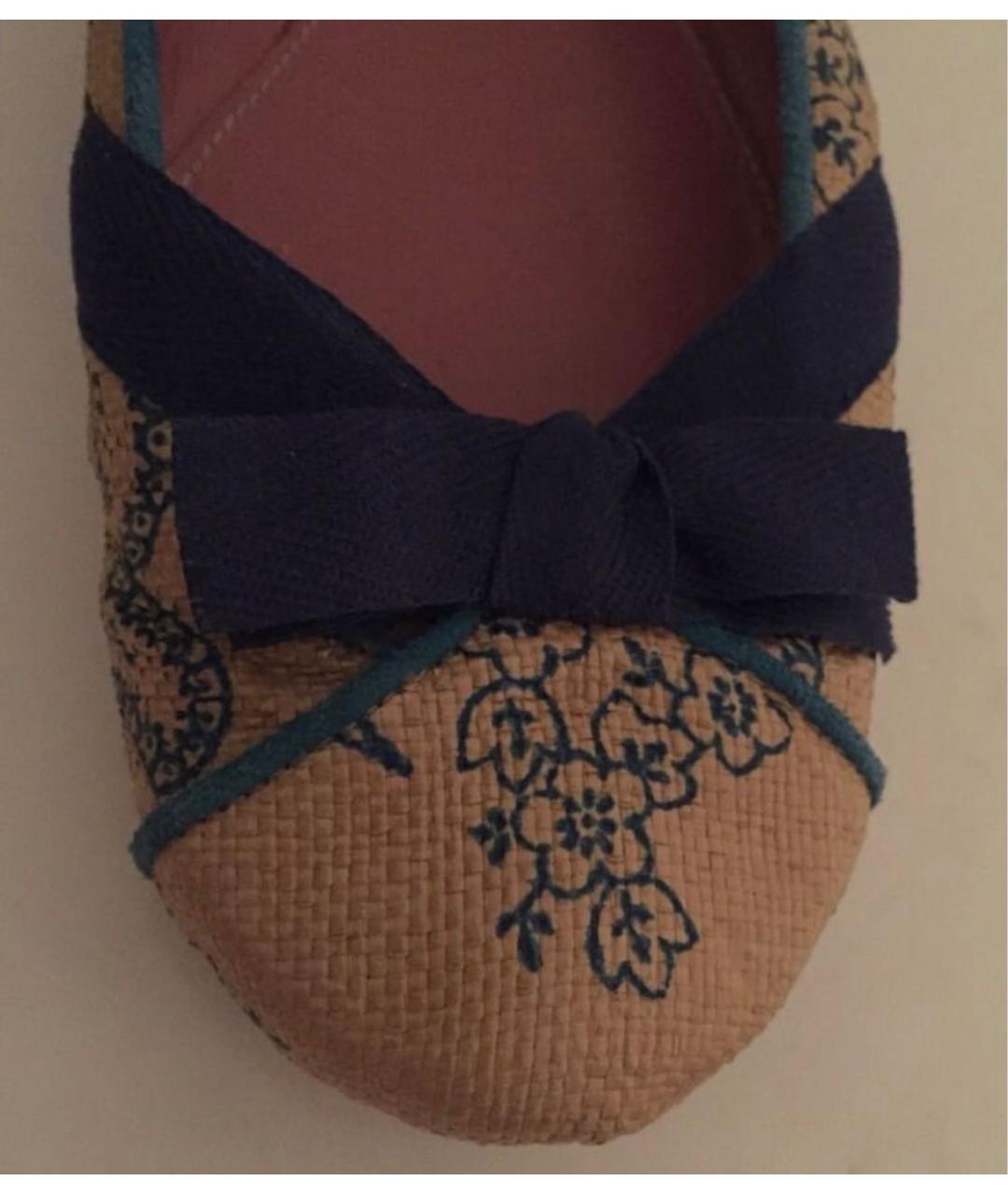 ALAIA Мульти текстильные балетки, фото 5