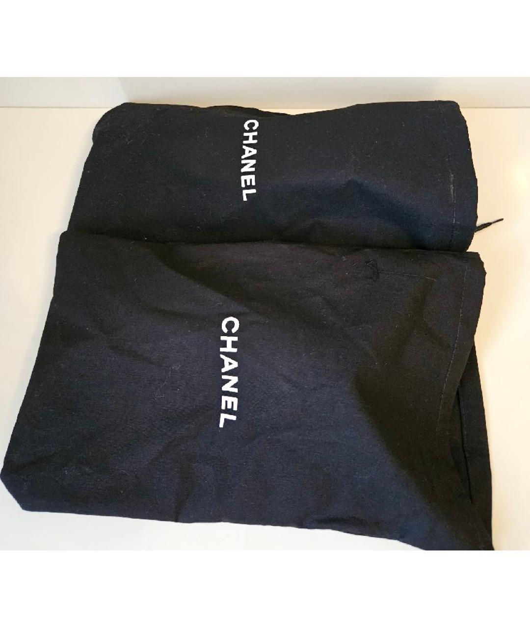 CHANEL Черные кожаные балетки, фото 6