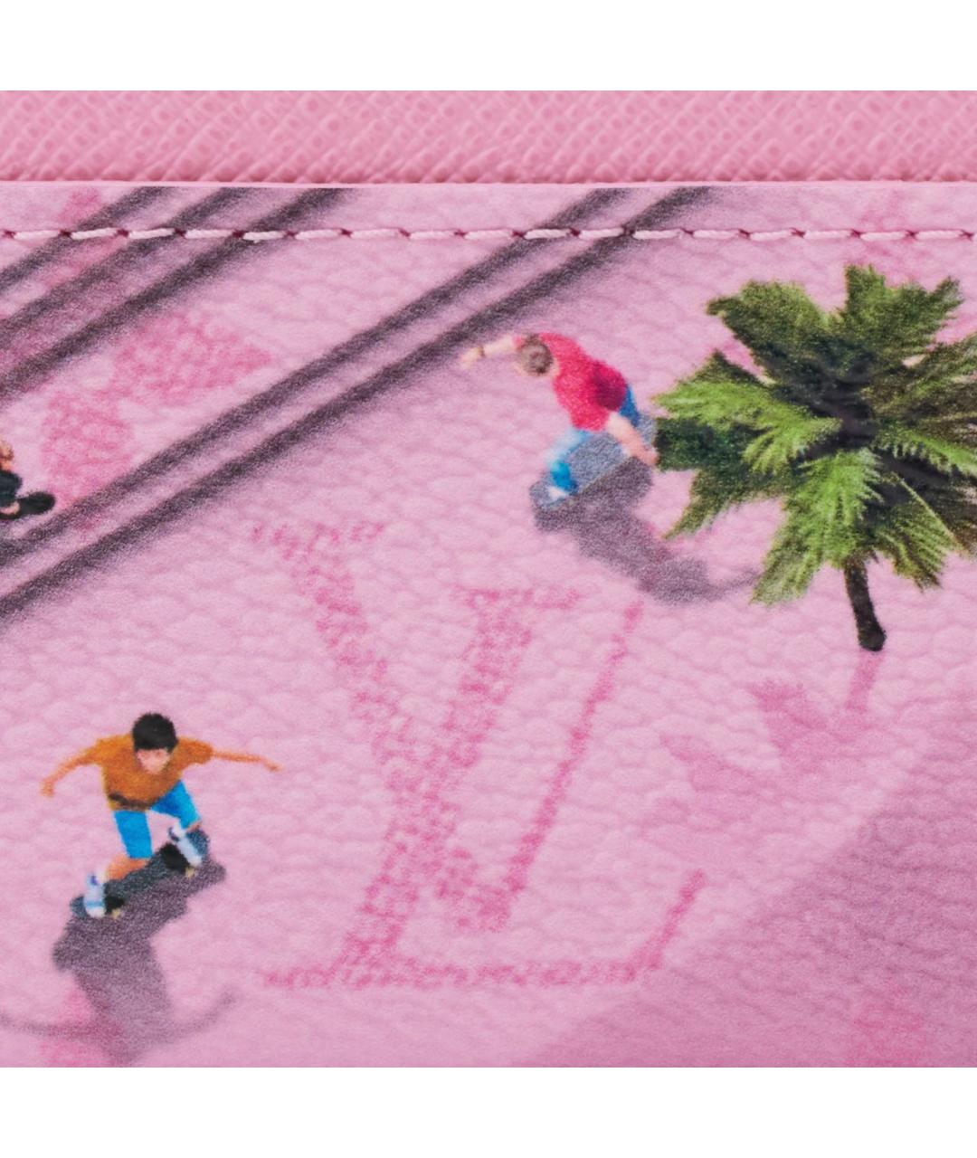 LOUIS VUITTON Розовый кардхолдер, фото 3