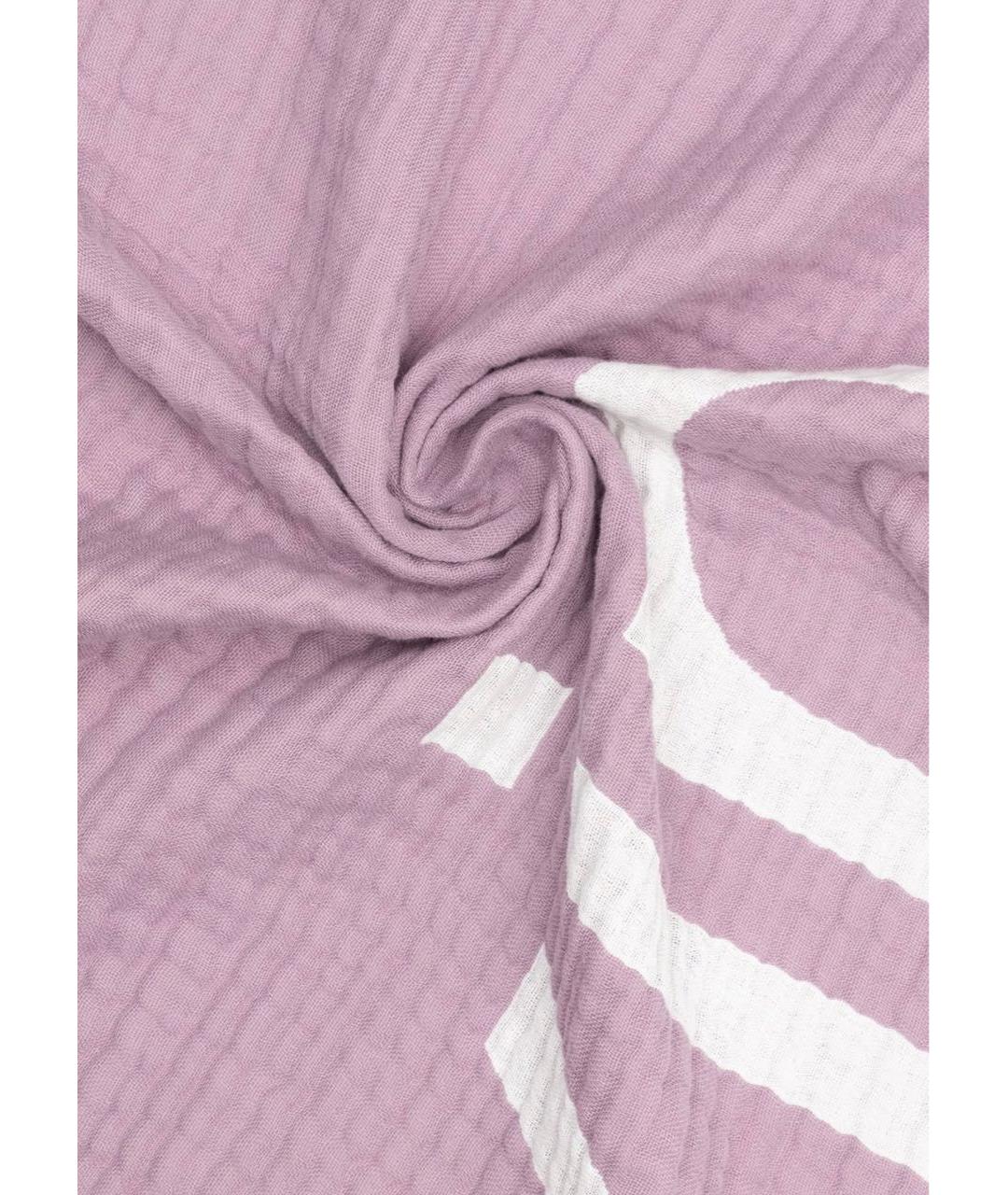 CALVIN KLEIN Розовый хлопковый шарф, фото 3