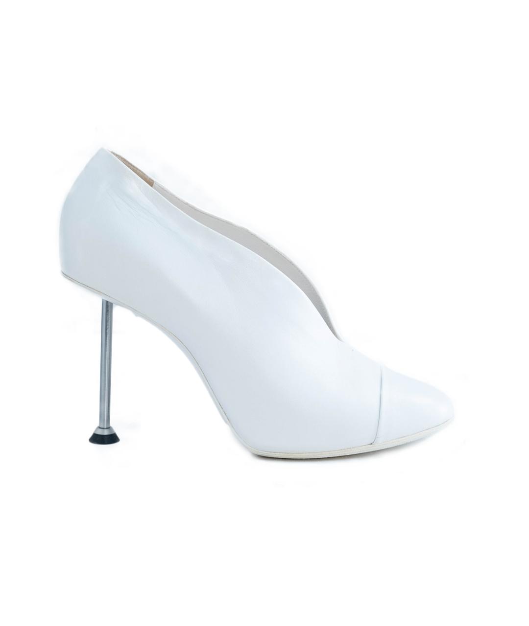 VICTORIA BECKHAM Белые кожаные туфли, фото 6